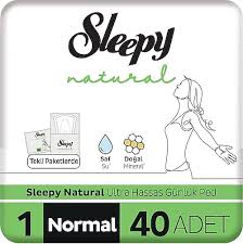 Sleepy Natural Ultra Hassas Normal Günlük Ped 40'lı
